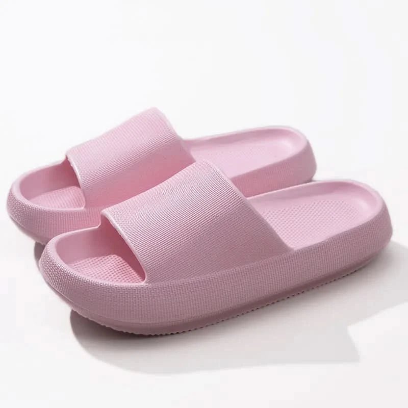 Open Toe Platform Slippers - ShalayeFashion