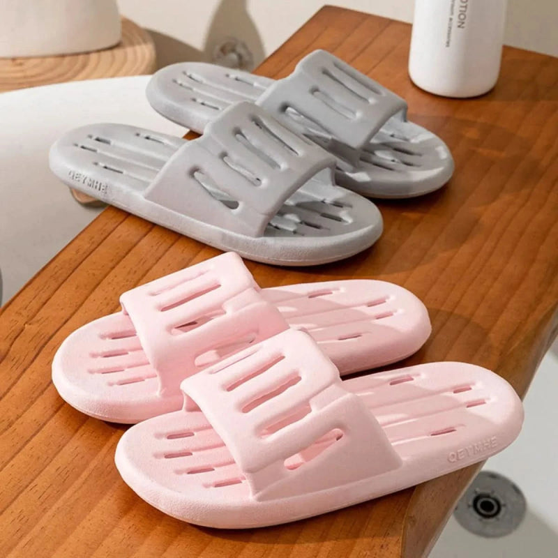 Open Toe Platform Slippers - ShalayeFashion