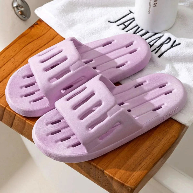 Open Toe Platform Slippers - ShalayeFashion