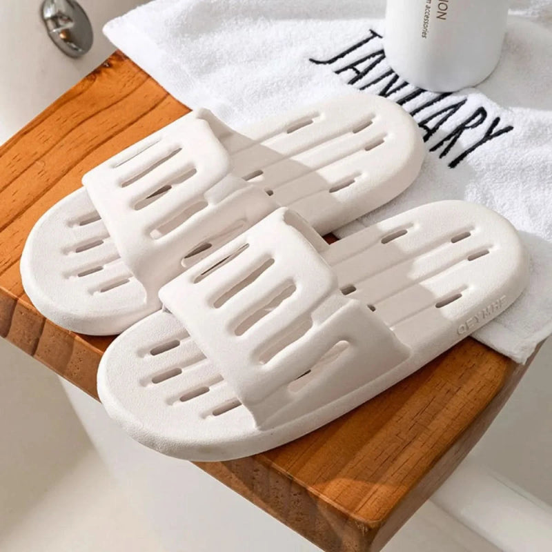 Open Toe Platform Slippers - ShalayeFashion