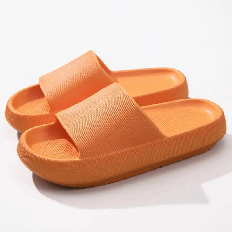 Open Toe Platform Slippers - ShalayeFashion