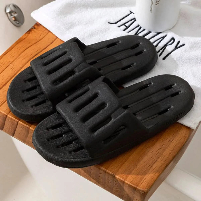Open Toe Platform Slippers - ShalayeFashion