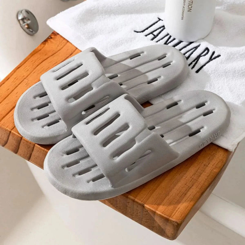 Open Toe Platform Slippers - ShalayeFashion