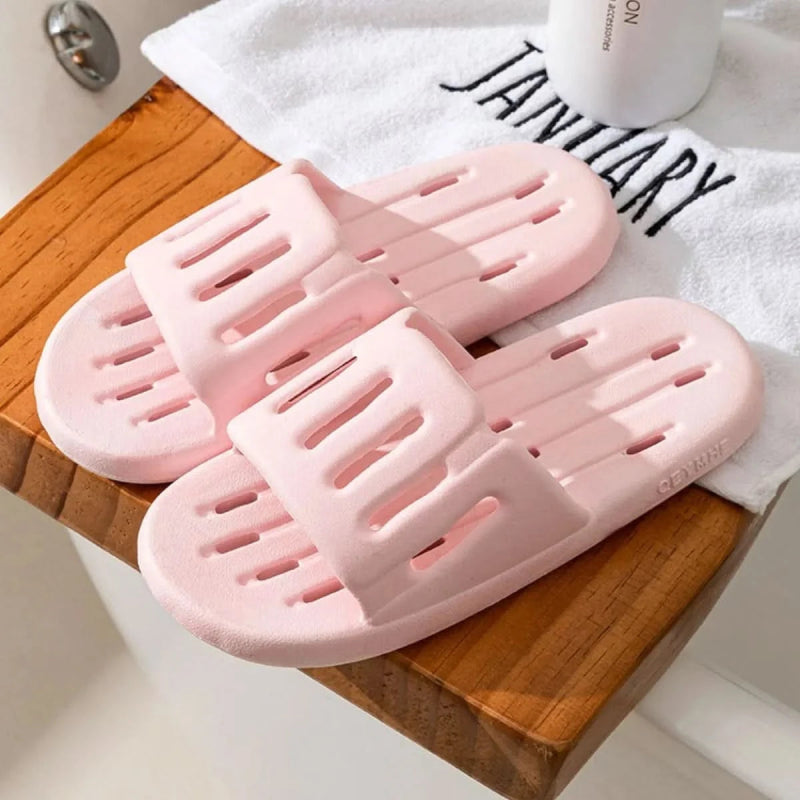 Open Toe Platform Slippers - ShalayeFashion