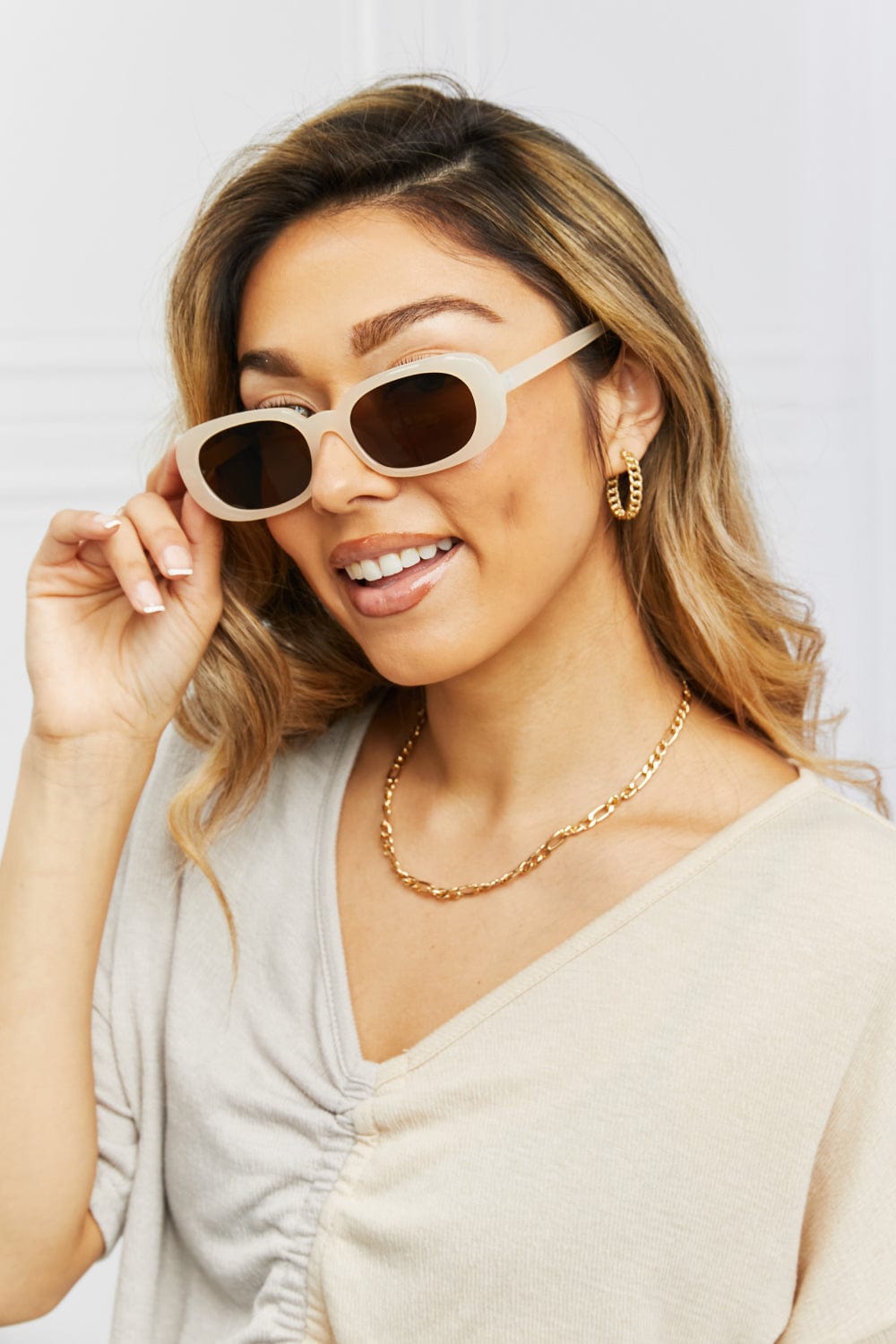 Oval Full Rim Sunglasses - ShalayeFashion
