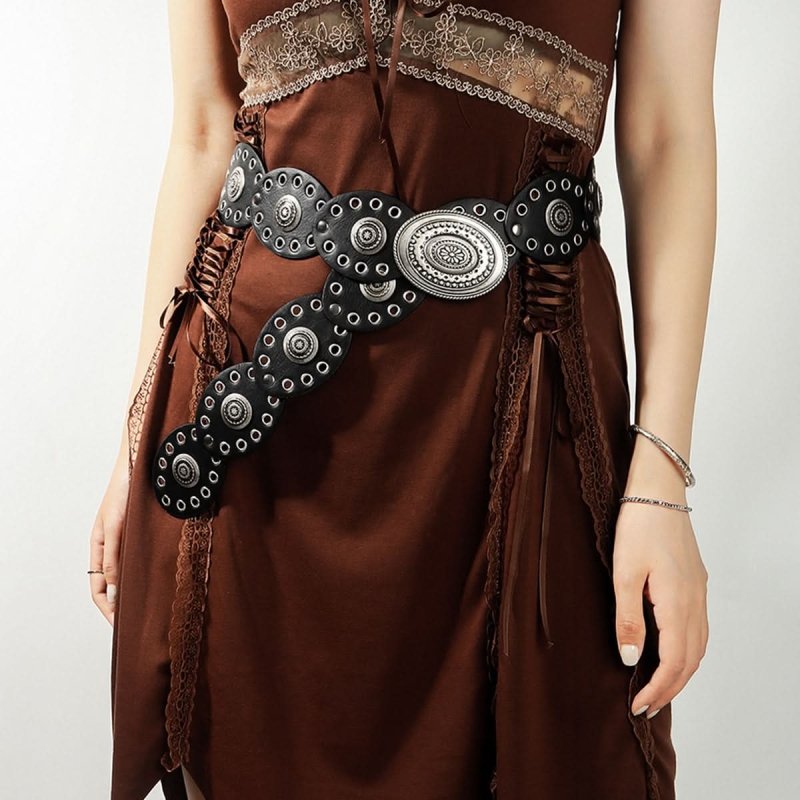 Oval PU Belt - ShalayeFashion