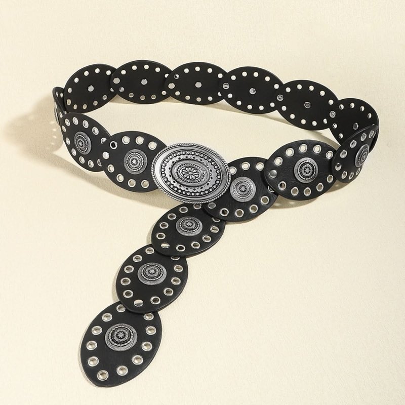 Oval PU Belt - ShalayeFashion