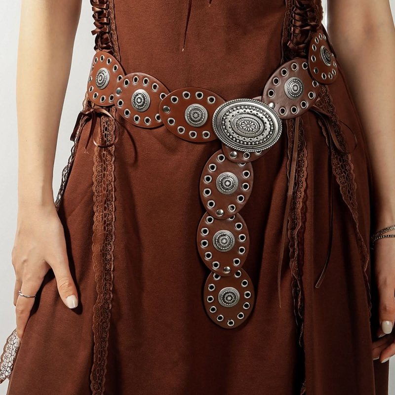 Oval PU Belt - ShalayeFashion