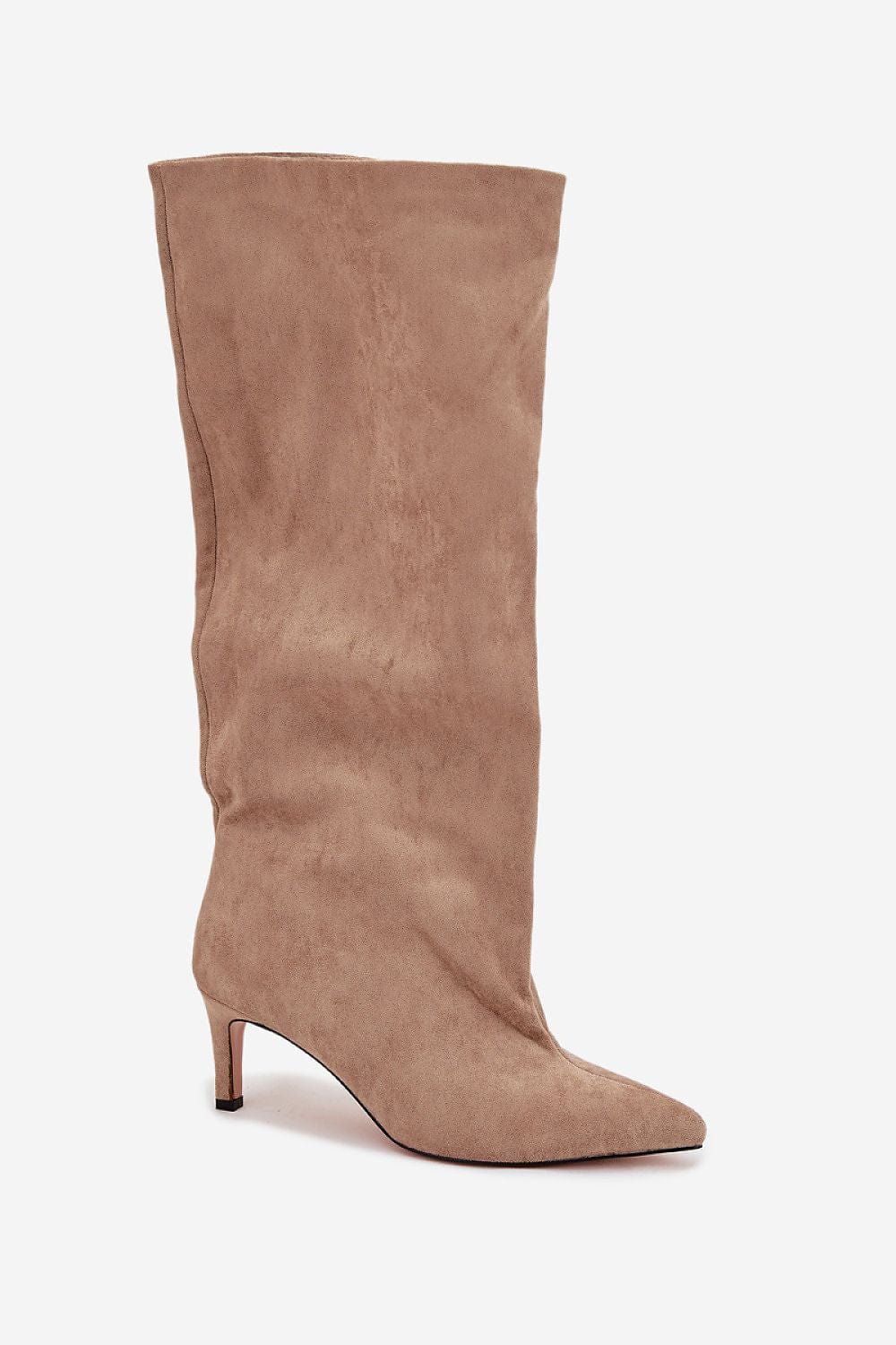 Over - Knee Stiletto Boots Women Eco Suede - ShalayeFashion
