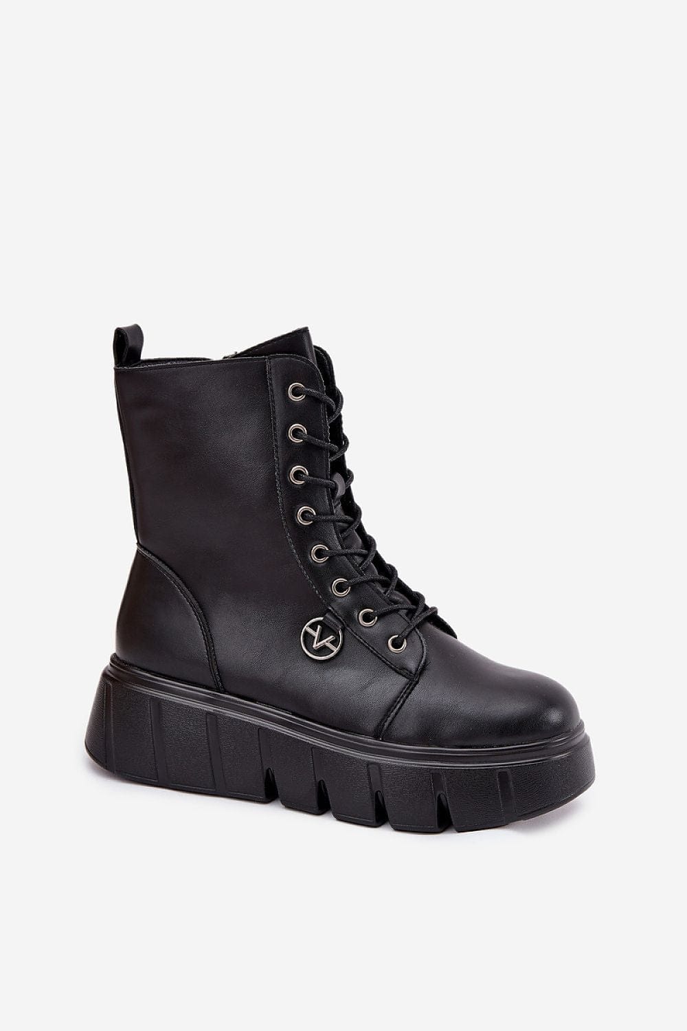 Platform Ankle Boots Women Eco Leather - ShalayeFashion
