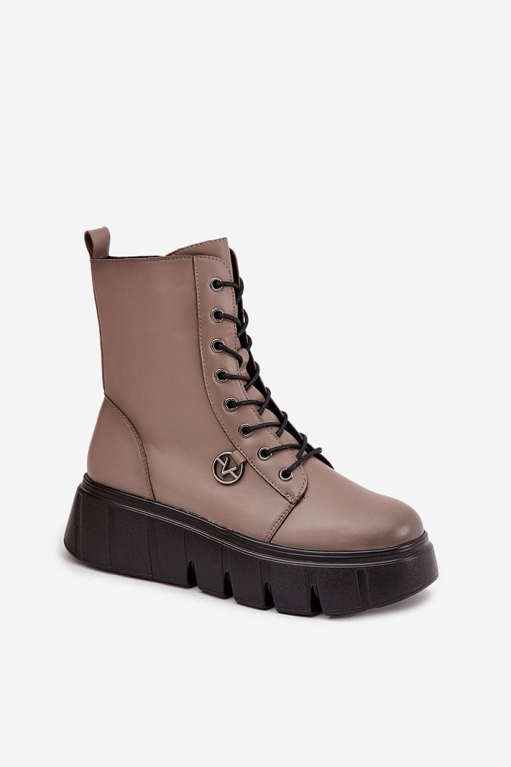 Platform Ankle Boots Women Eco Leather - ShalayeFashion