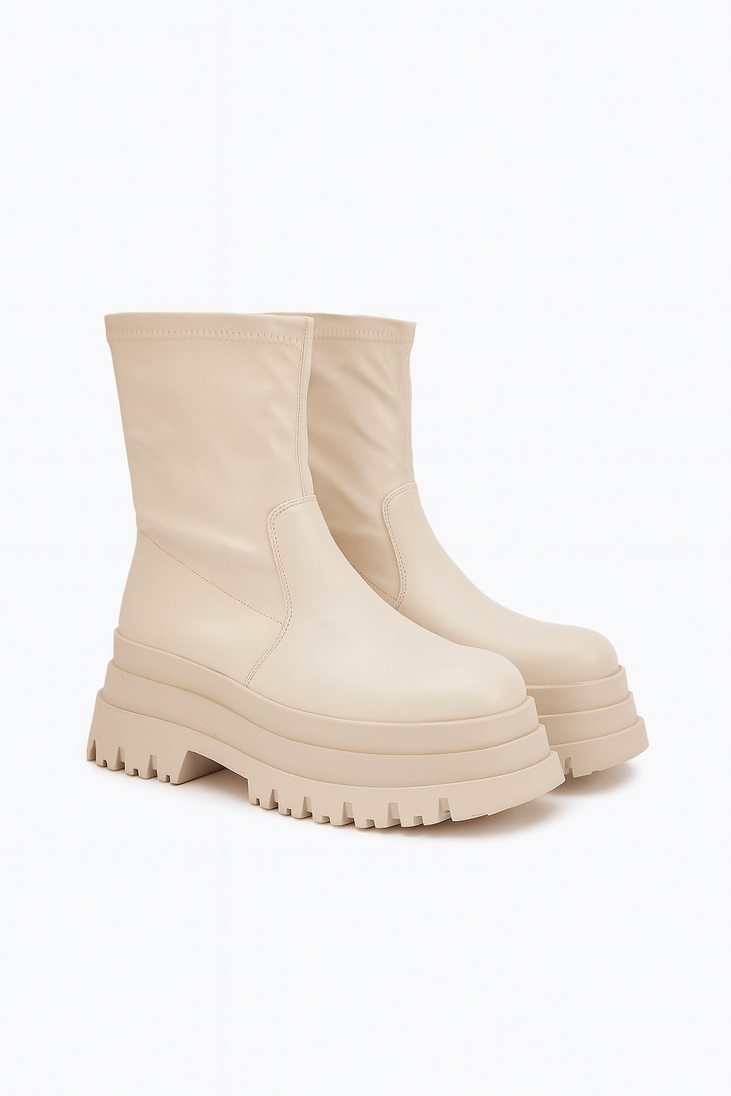 Platform Ankle Boots Women Massive Sole - ShalayeFashion