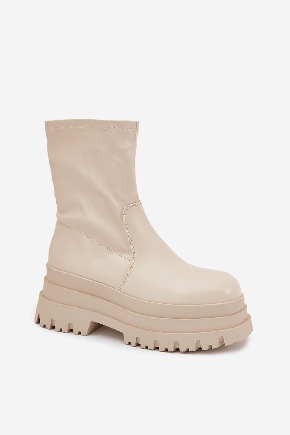 Platform Ankle Boots Women Massive Sole - ShalayeFashion