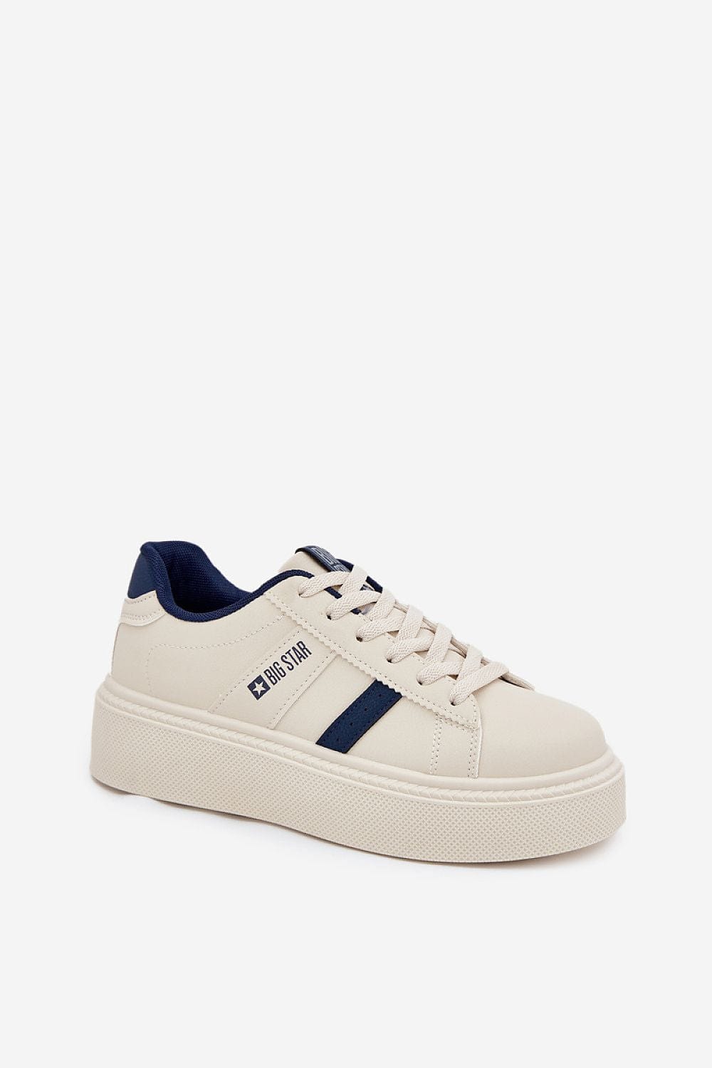 Platform Sneakers Classic Lacing Soft Insole - ShalayeFashion