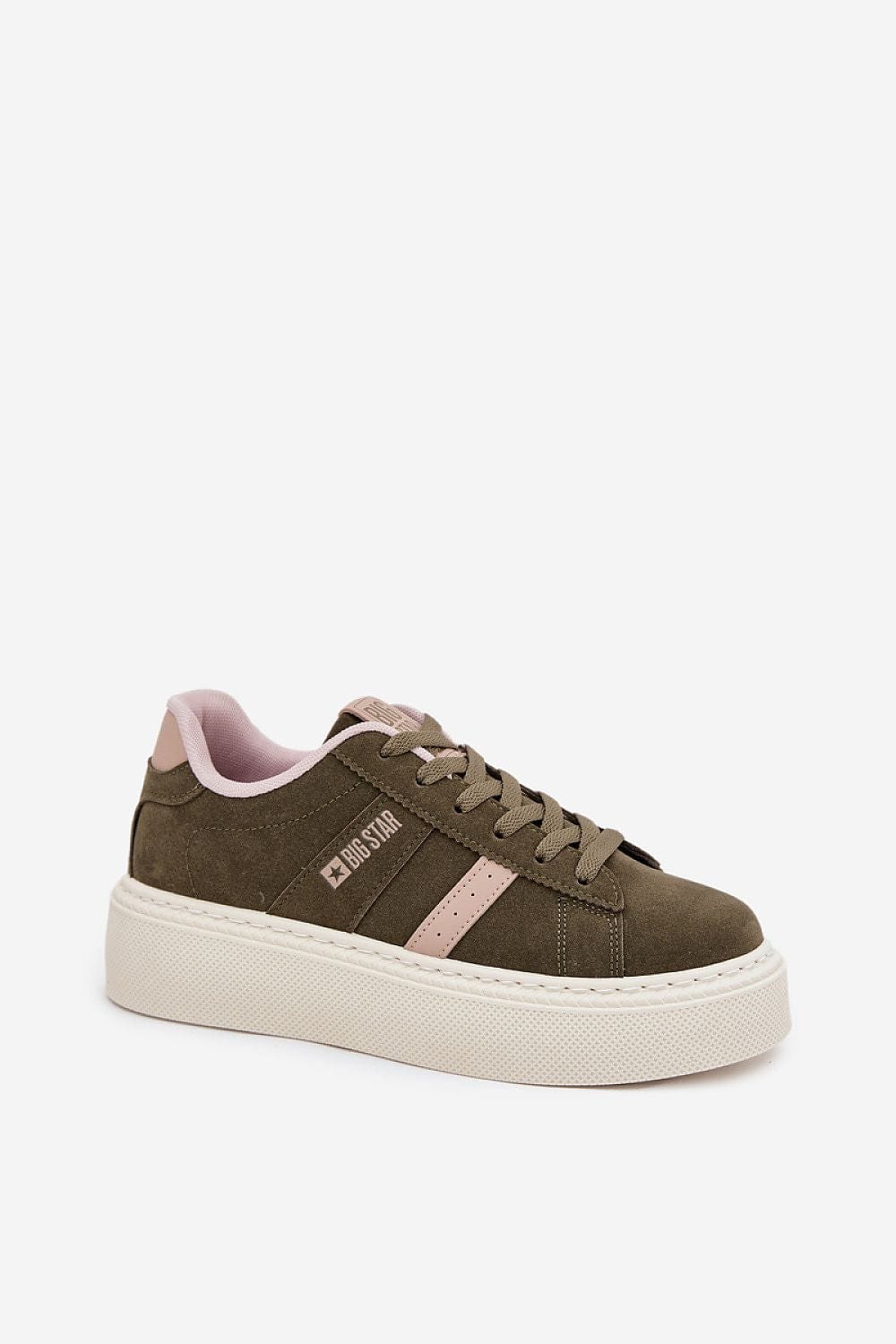 Platform Sneakers Classic Lacing Soft Insole - ShalayeFashion