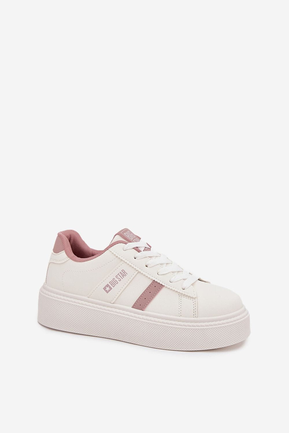 Platform Sneakers Classic Lacing Soft Insole - ShalayeFashion