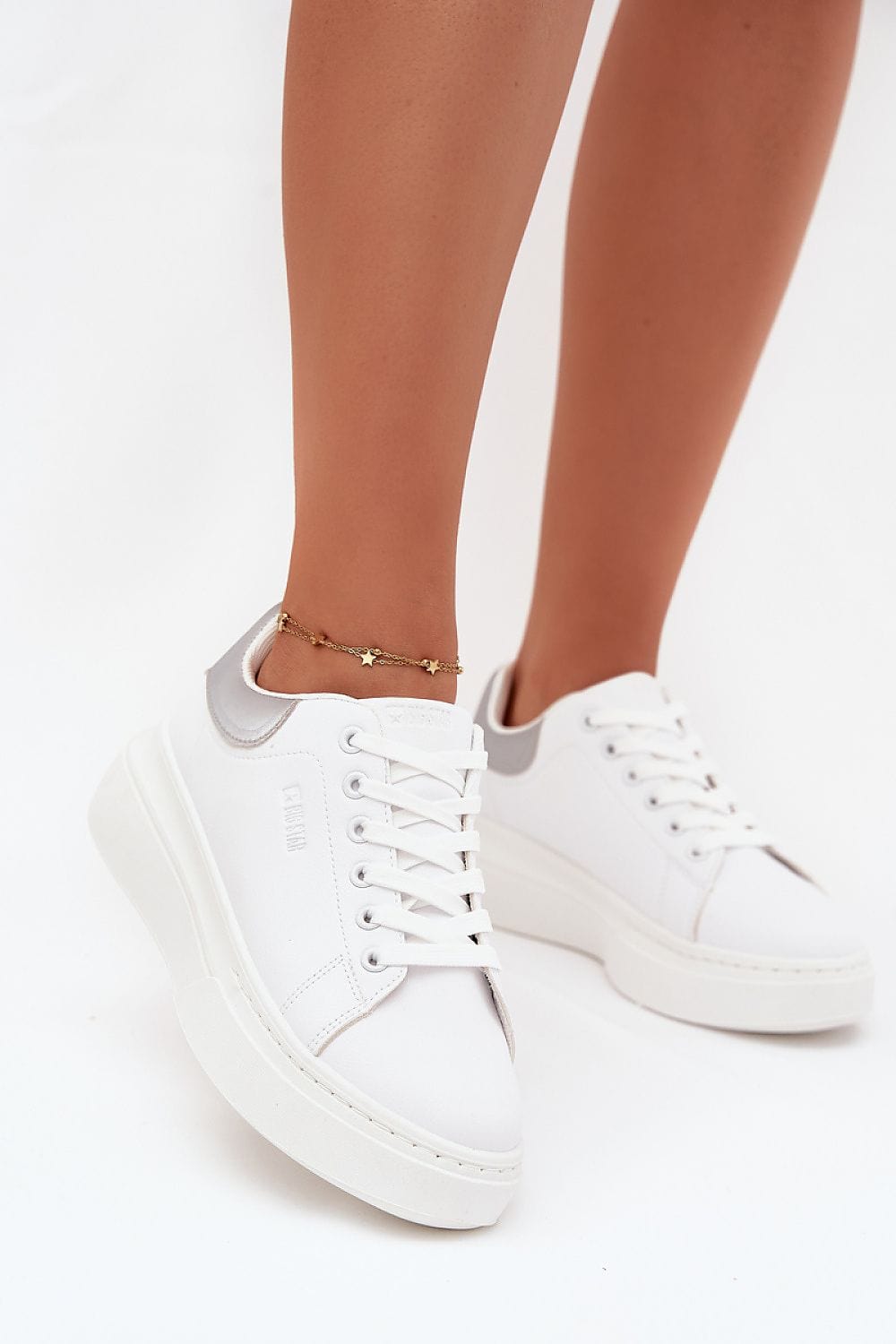 Platform Sneakers Women Eco Leather Style - ShalayeFashion