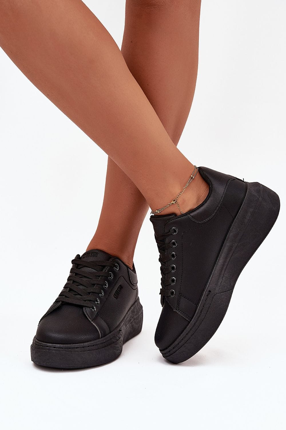 Platform Sneakers Women Eco Leather Style - ShalayeFashion