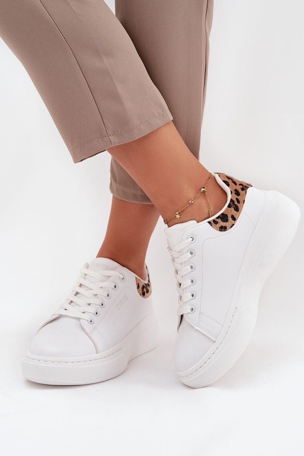 Platform Sneakers Women Eco Leather Style - ShalayeFashion