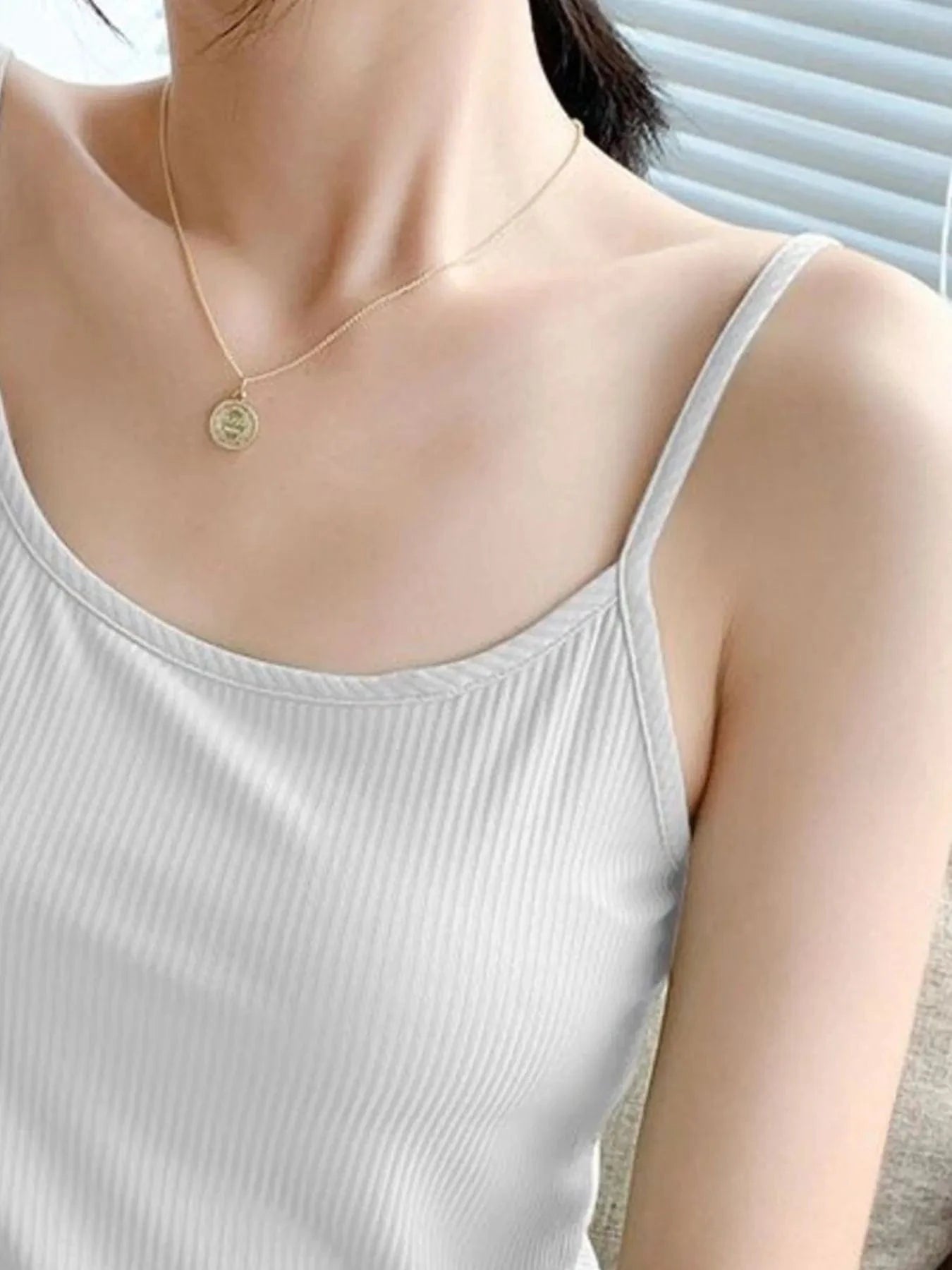 Plus Size Scoop Neck Cami Top - ShalayeFashion