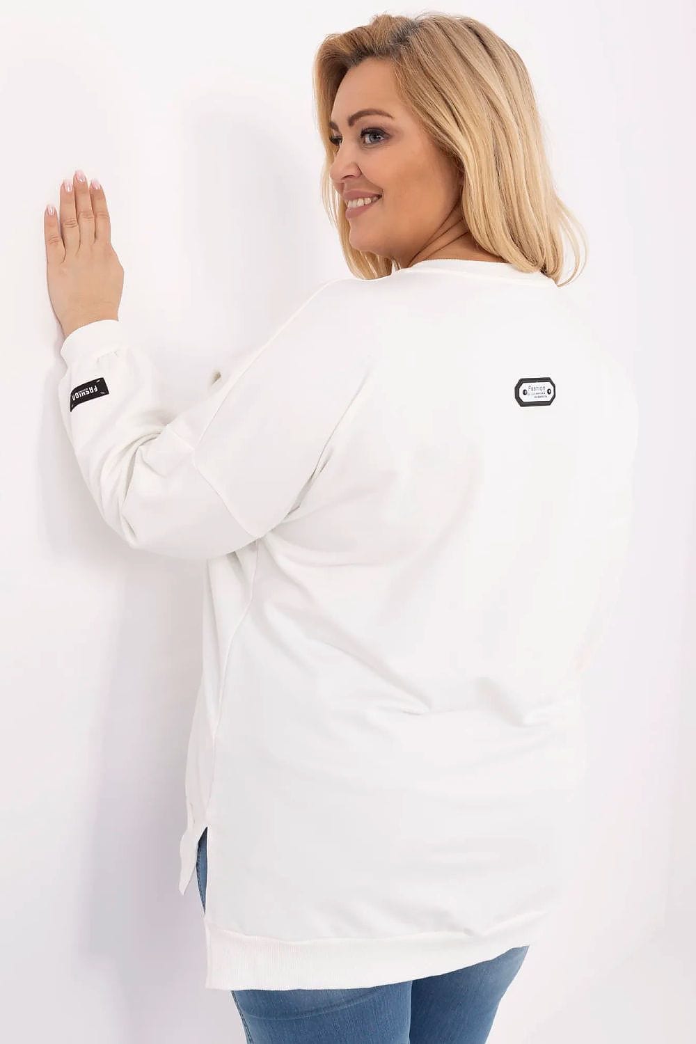 Plus Size Women’s Casual Cotton Sweatshirt - ShalayeFashion
