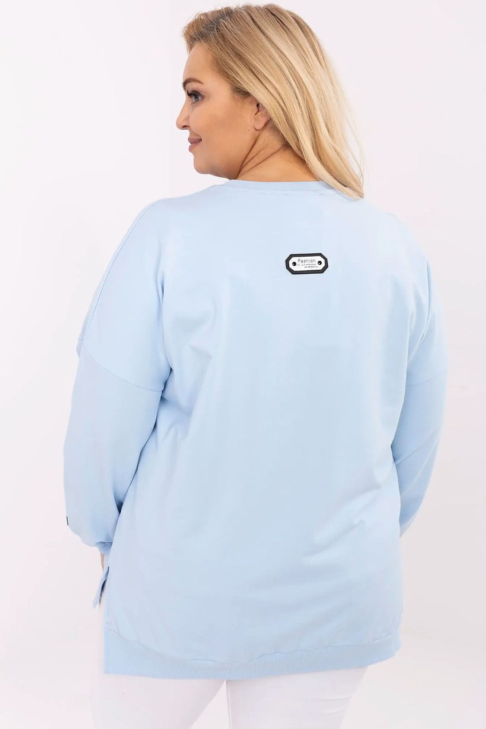 Plus Size Women’s Casual Cotton Sweatshirt - ShalayeFashion