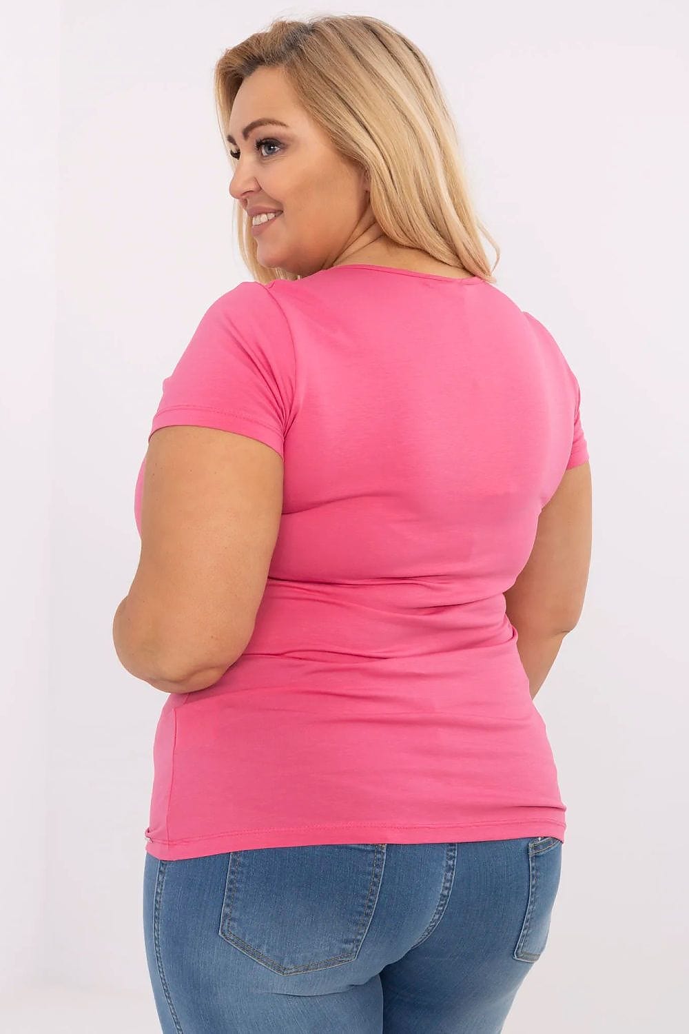 Plus Size Women’s Casual Cotton T-Shirt - ShalayeFashion