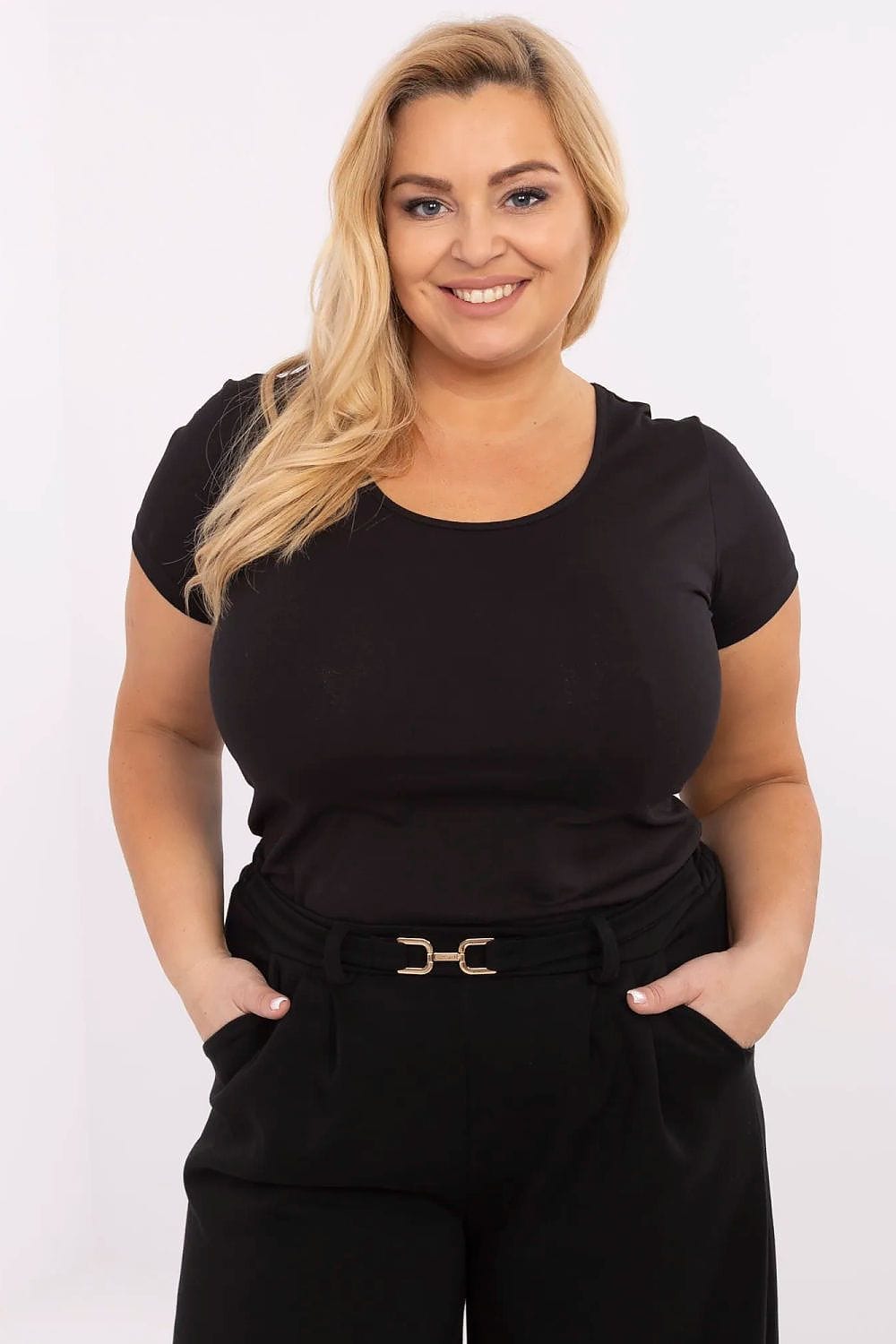 Plus Size Women’s Casual Cotton T-Shirt - ShalayeFashion