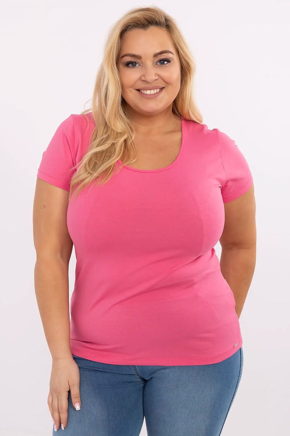 Plus Size Women’s Casual Cotton T-Shirt - ShalayeFashion