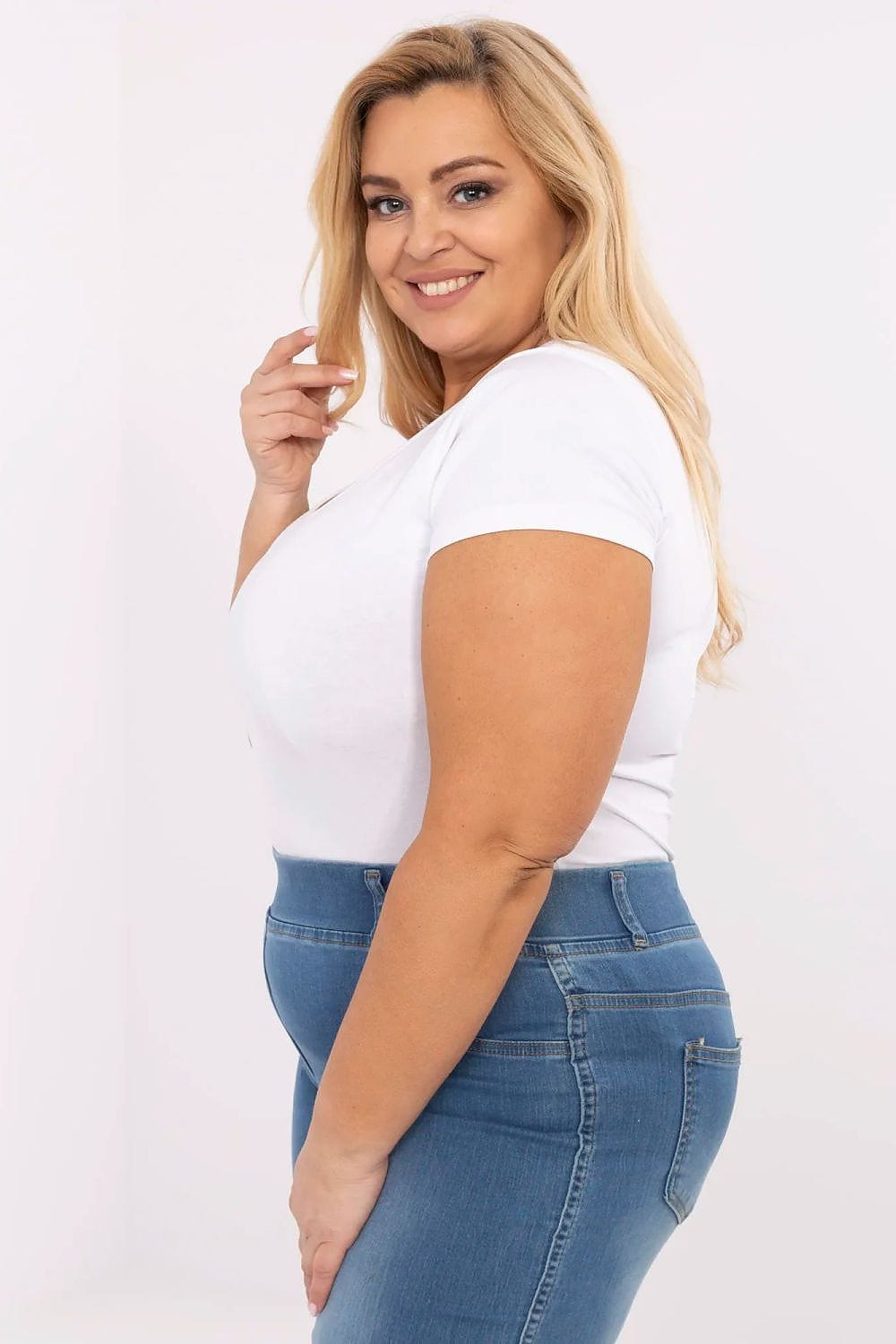 Plus Size Women’s Casual Cotton T-Shirt - ShalayeFashion