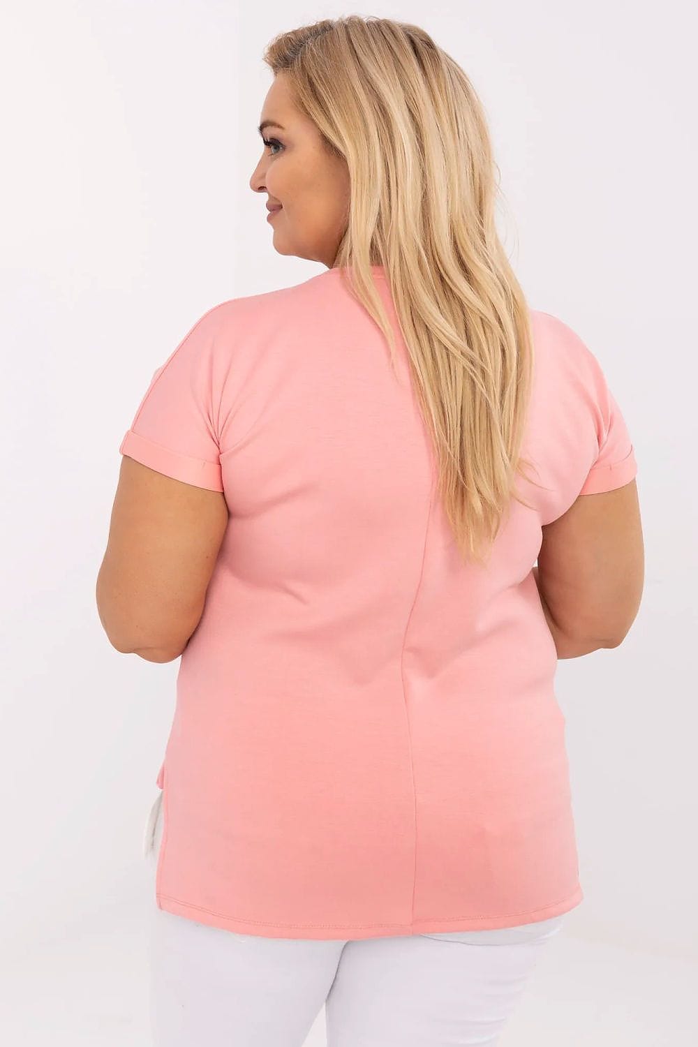 Plus Size Women’s Casual Viscose Blouse - ShalayeFashion