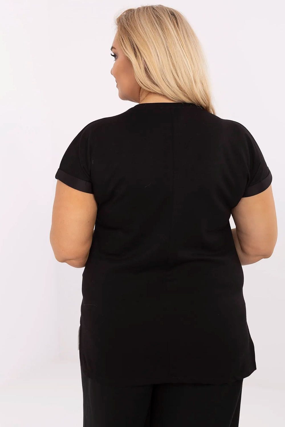 Plus Size Women’s Casual Viscose Blouse - ShalayeFashion