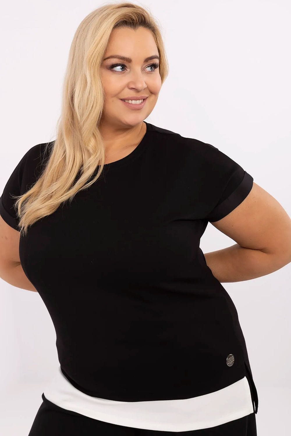 Plus Size Women’s Casual Viscose Blouse - ShalayeFashion