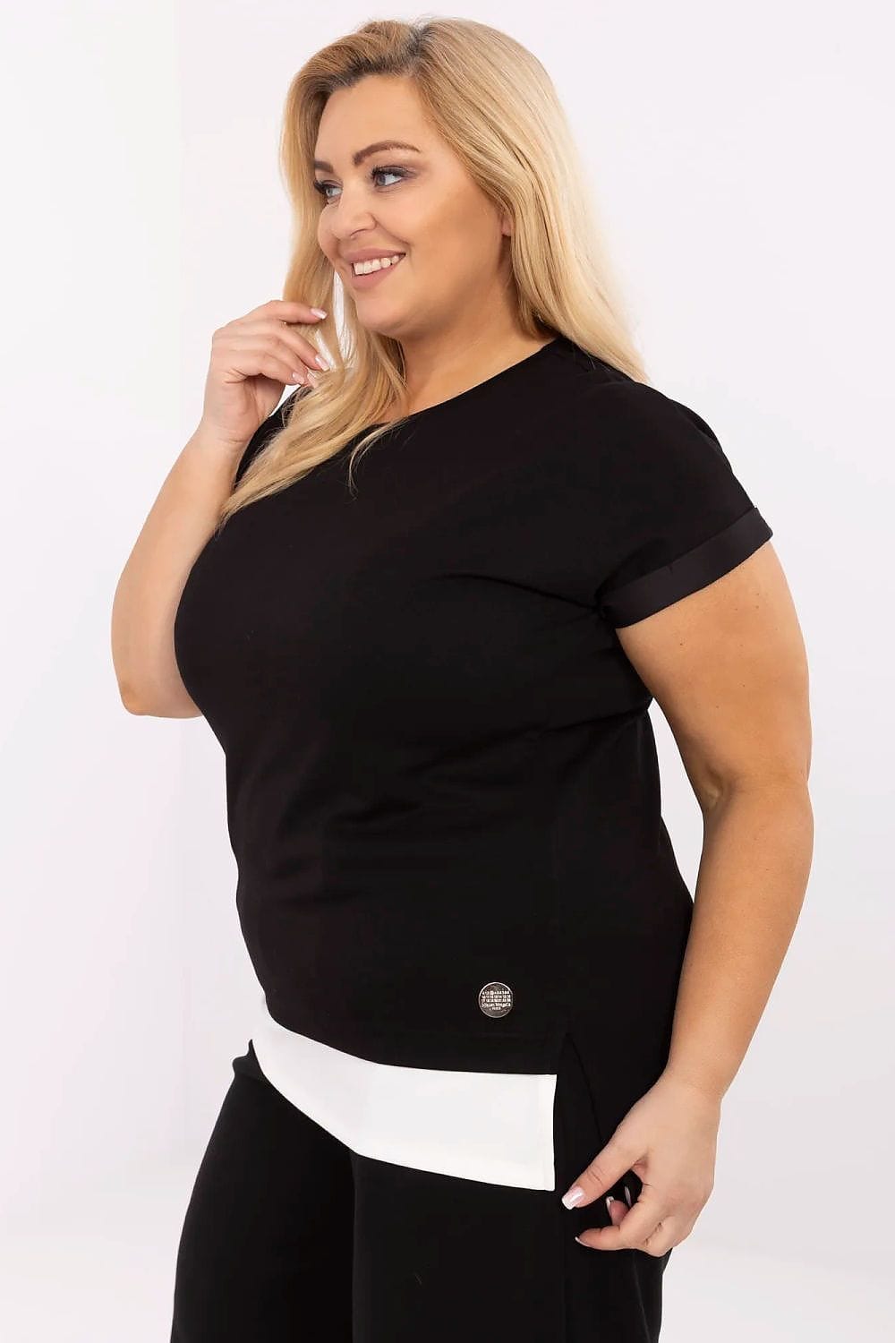 Plus Size Women’s Casual Viscose Blouse - ShalayeFashion