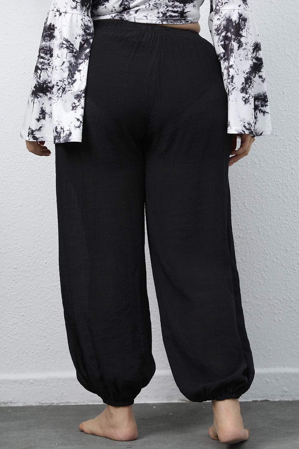 Plus Size Women’s Drawstring Joggers - ShalayeFashion