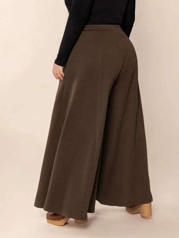 Plus Size Women’s Wide Leg Pants - ShalayeFashion