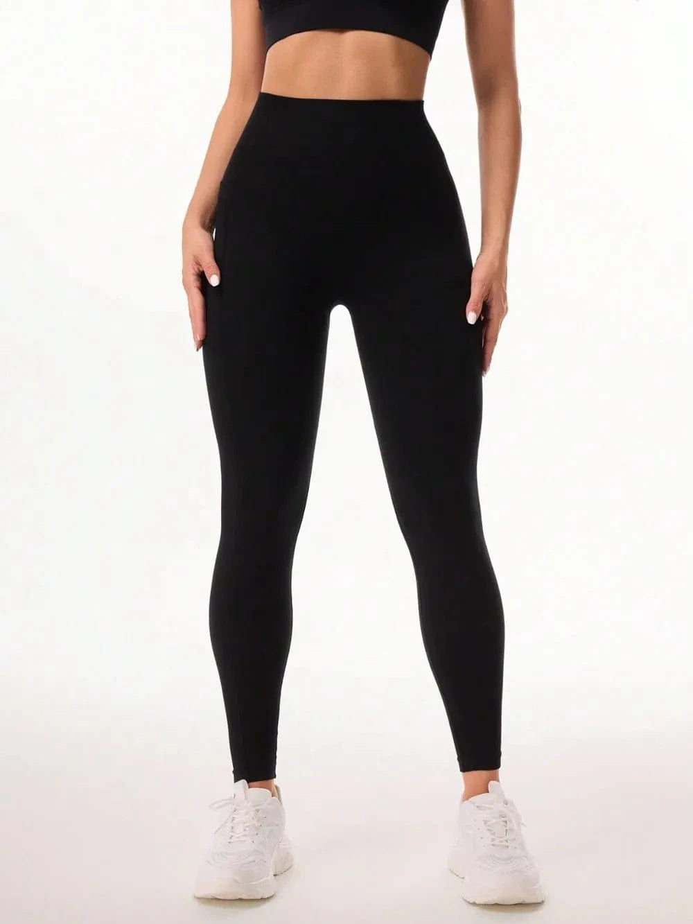 Pocketed High Waist Active Leggings - ShalayeFashion