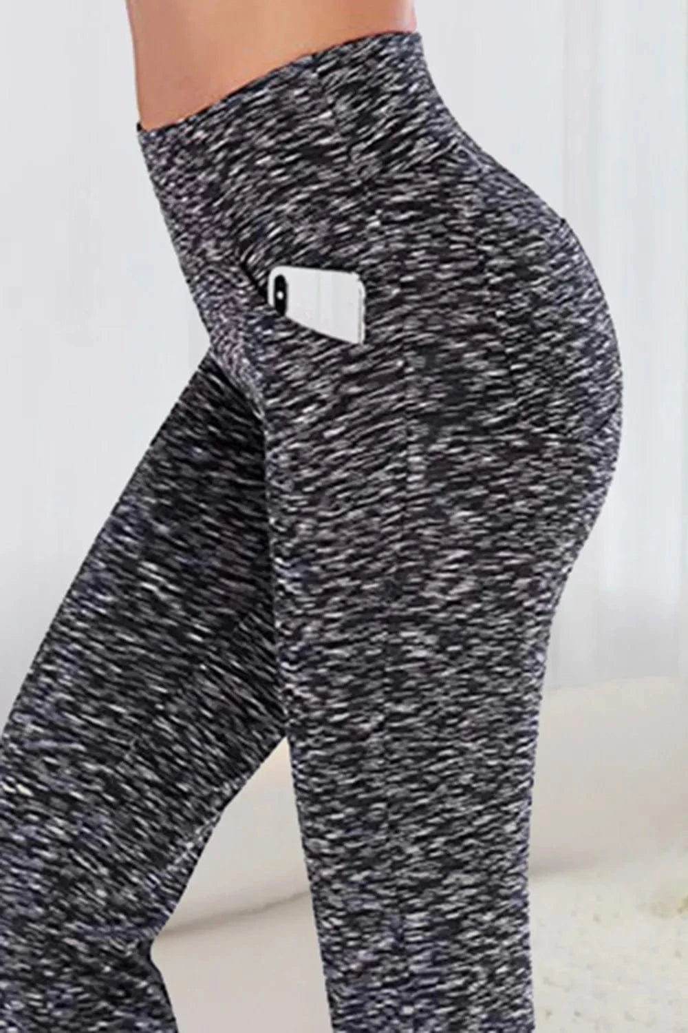 Pocketed High Waist Active Pants - ShalayeFashion