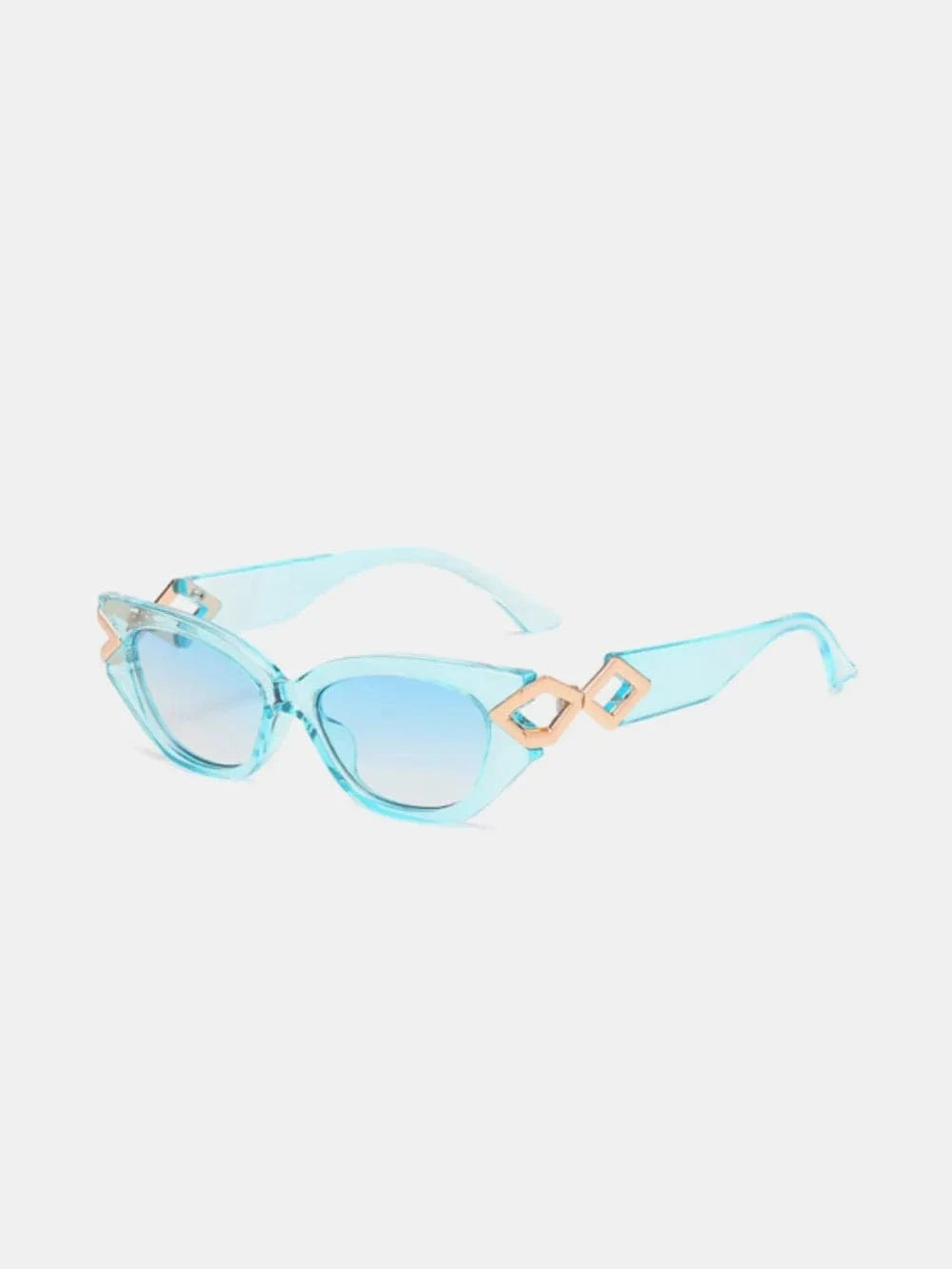 Polycarbonate Frame Cat - Eye Sunglasses - ShalayeFashion