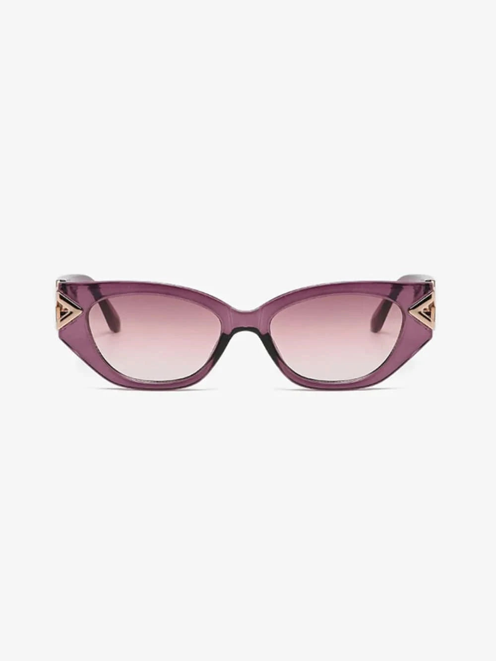 Polycarbonate Frame Cat - Eye Sunglasses - ShalayeFashion