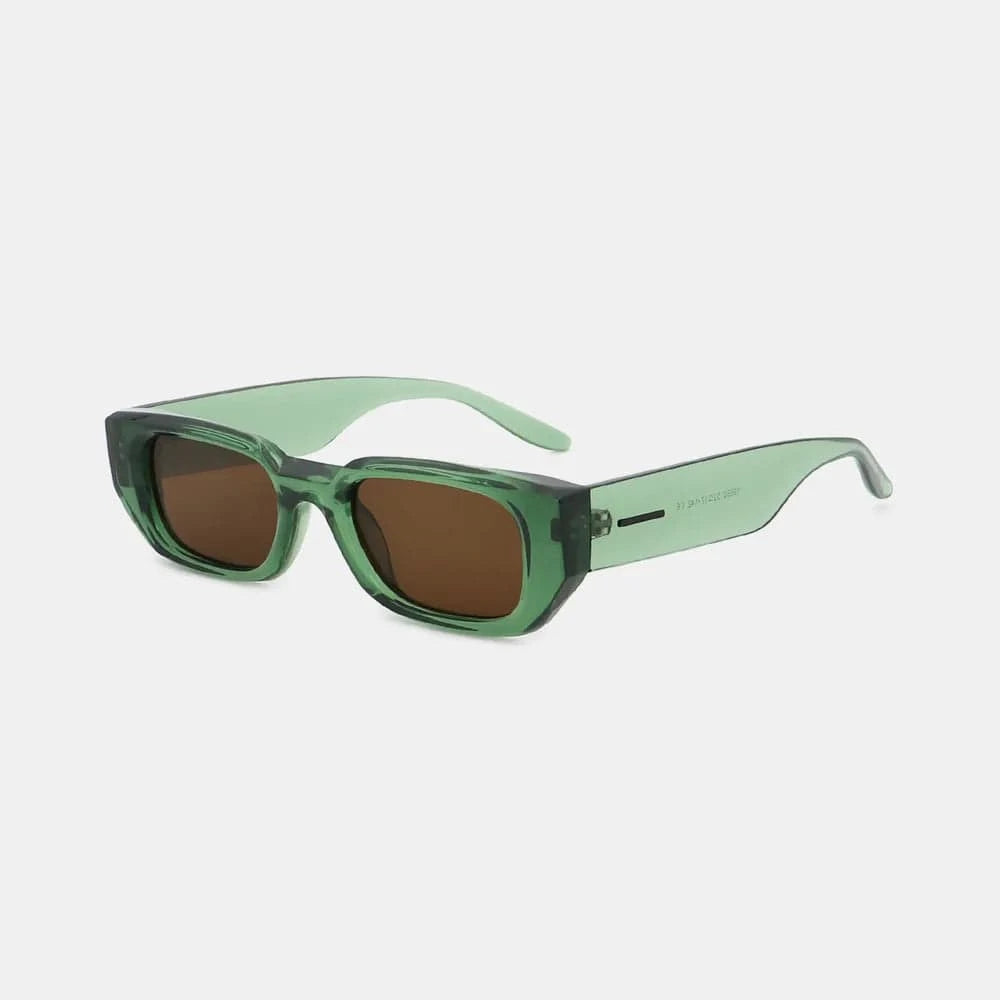 Polycarbonate Frame Rectangle Sunglasses - ShalayeFashion