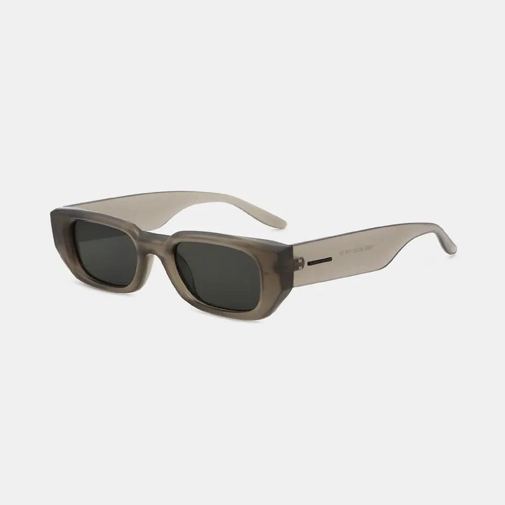 Polycarbonate Frame Rectangle Sunglasses - ShalayeFashion