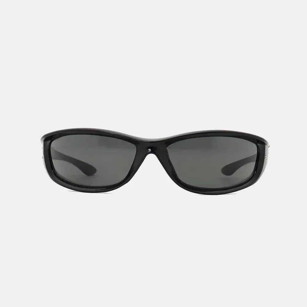 Polycarbonate Frame Rectangle Sunglasses - ShalayeFashion