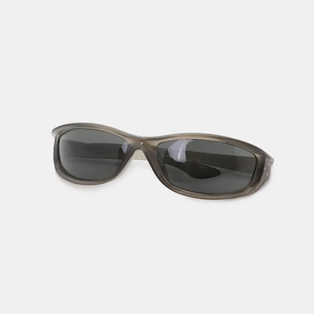 Polycarbonate Frame Rectangle Sunglasses - ShalayeFashion