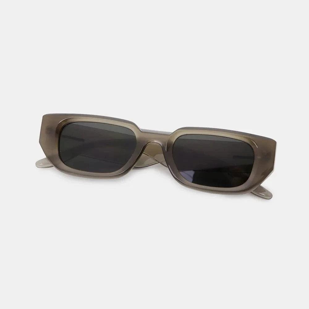 Polycarbonate Frame Rectangle Sunglasses - ShalayeFashion