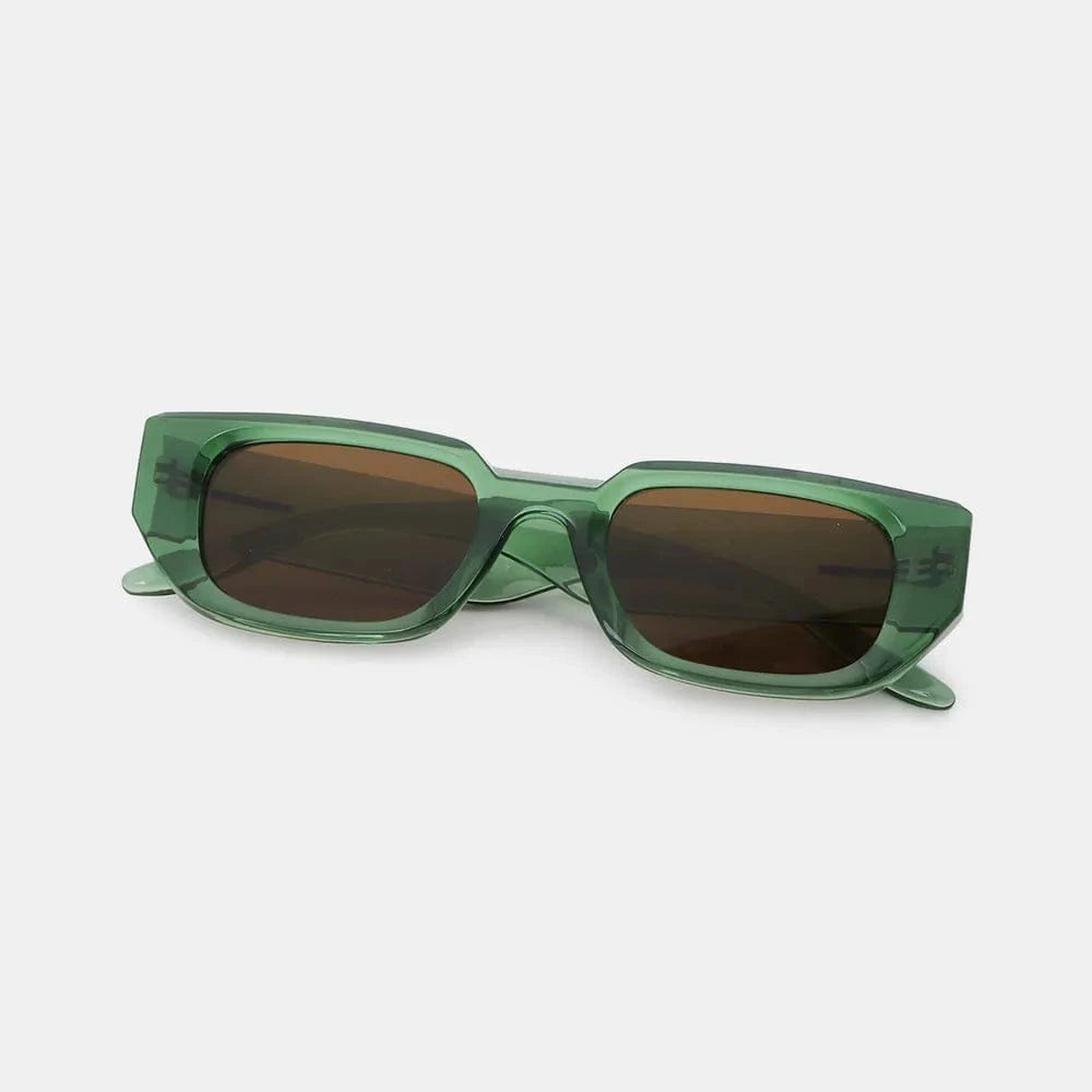 Polycarbonate Frame Rectangle Sunglasses - ShalayeFashion