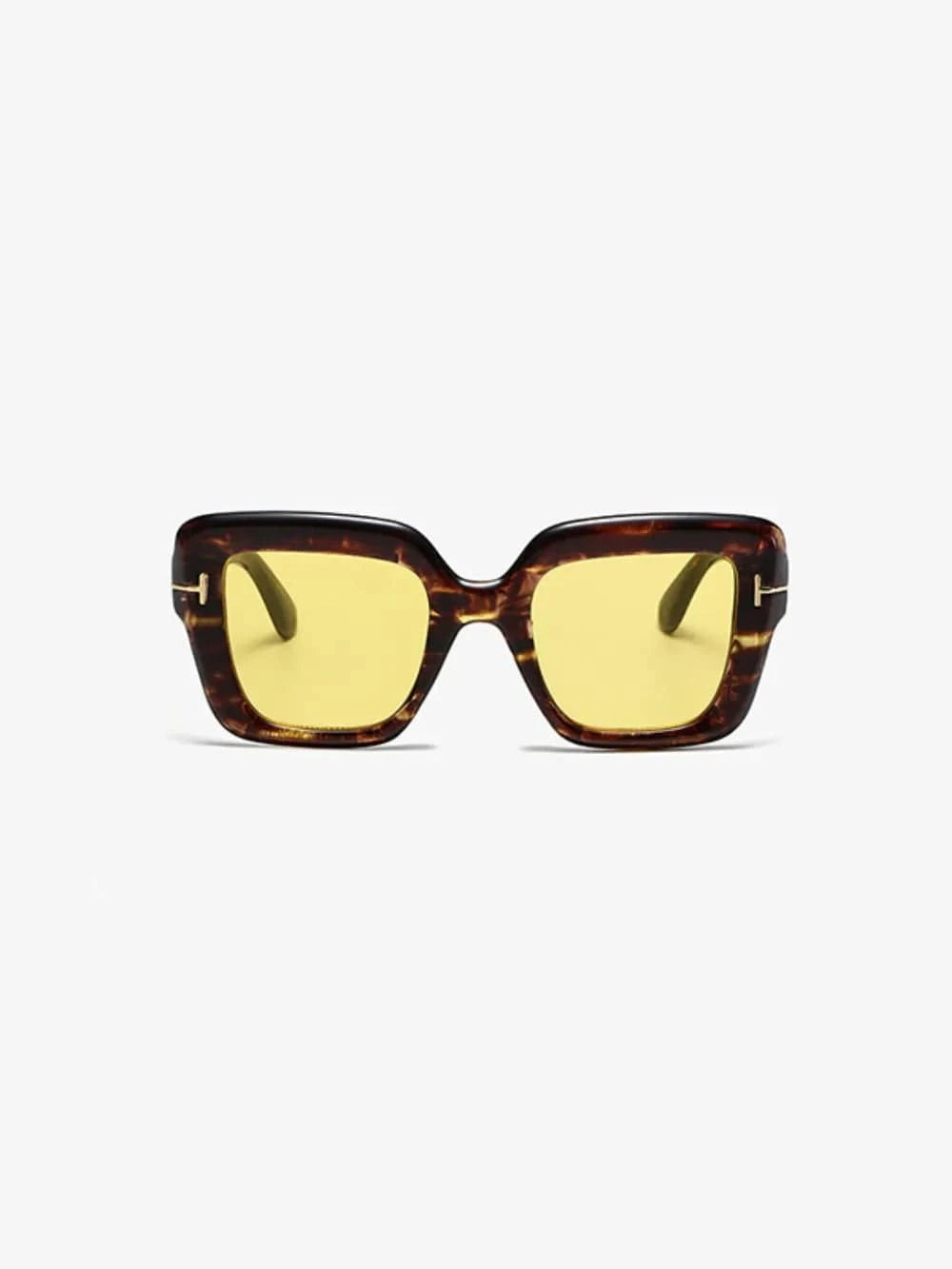 Polycarbonate Frame Square Sunglasses - ShalayeFashion
