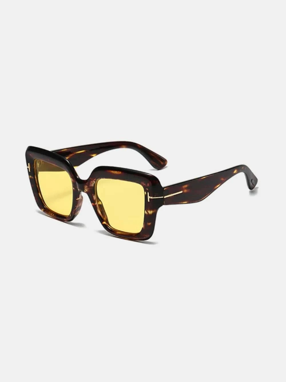 Polycarbonate Frame Square Sunglasses - ShalayeFashion