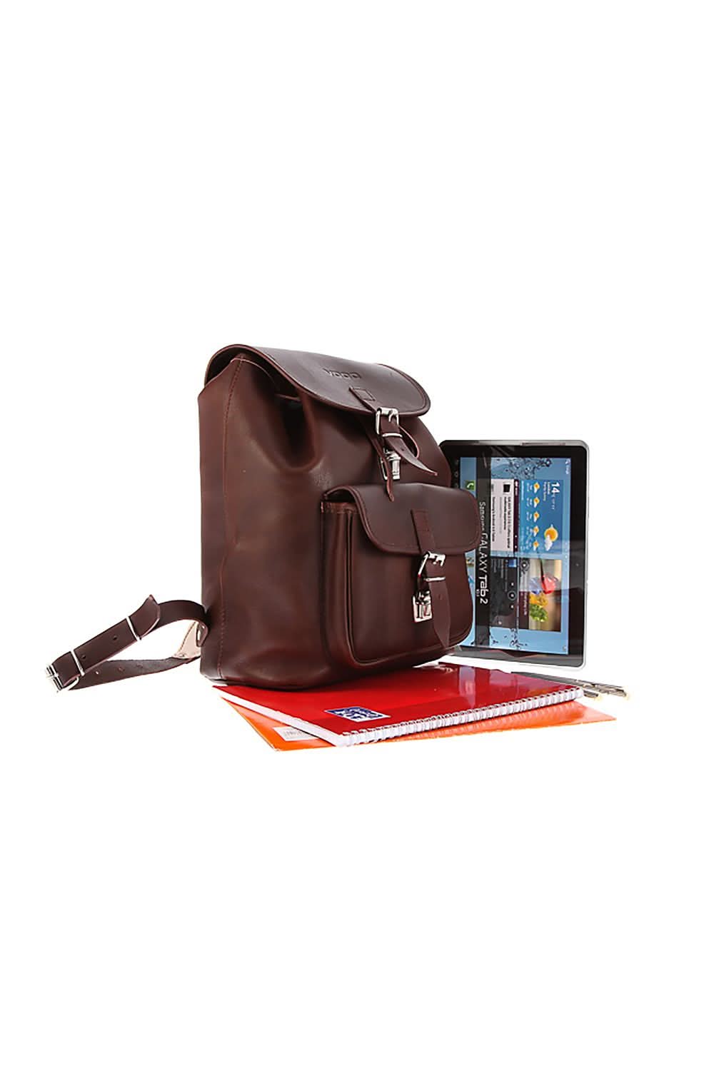 Premium Leather Backpack Travel Rucksack - ShalayeFashion