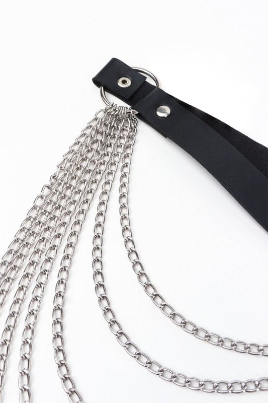 PU Belt with Chain - ShalayeFashion
